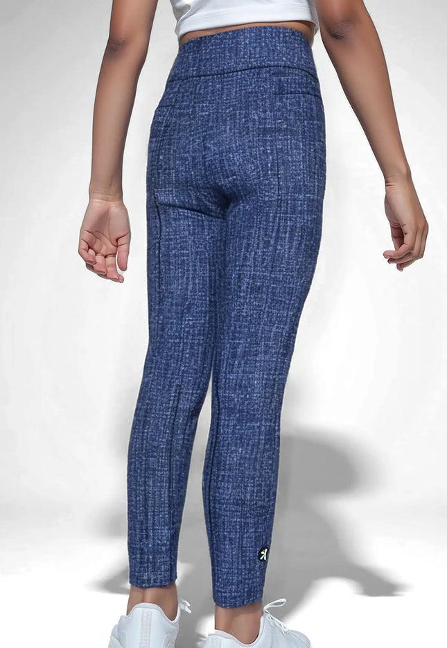 Blue Pattern Legging