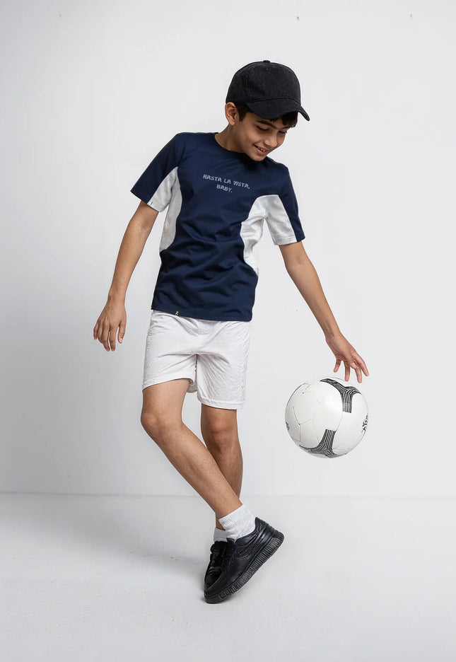 Navy-blue Turbo T-Shirt