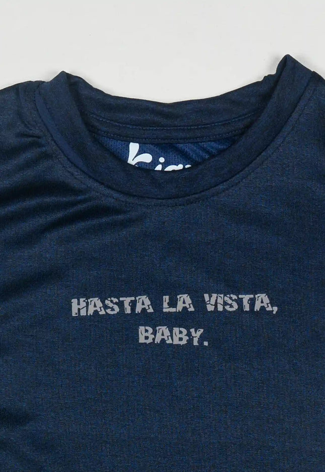 Navy-blue Turbo T-Shirt