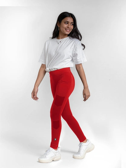 Red Leggings Fabric